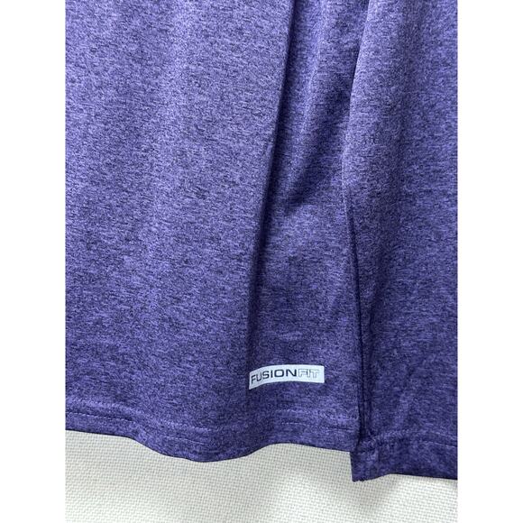 Men's Majestic LSU Tigers Bayou Bengas T Shirt Long Sleeve Moisture Wicking XL - Picture 4 of 9